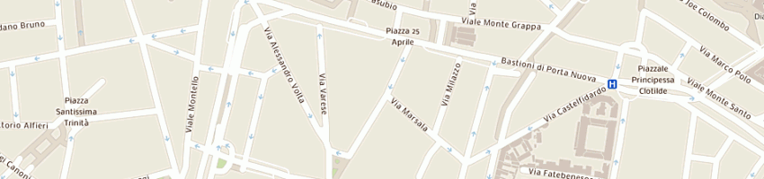 Mappa della impresa centro bonsai a MILANO