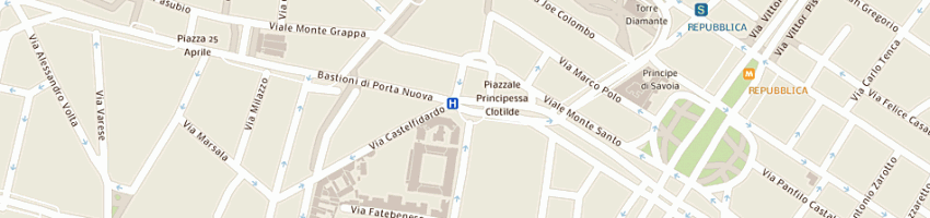Mappa della impresa castelli e ville aperti in lombardia onlus a MILANO