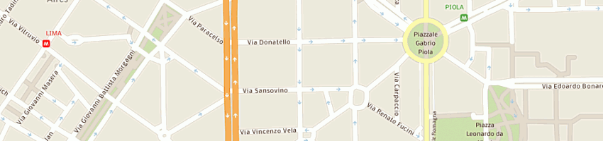 Mappa della impresa nafi di de luca antonina a MILANO