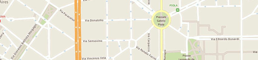 Mappa della impresa agenzia lippi snc a MILANO