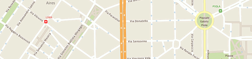 Mappa della impresa condominio di vl abruzzi 44 a MILANO
