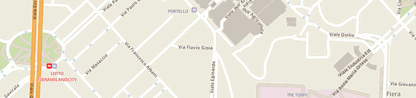 Mappa della impresa egidio galbani spa a MILANO