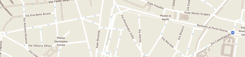 Mappa della impresa windstar srl a MILANO