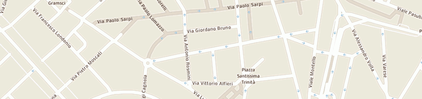 Mappa della impresa carrozzeria giusti a MILANO