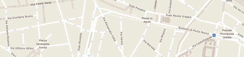 Mappa della impresa zizza antonio a MILANO