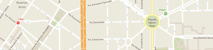 Mappa della impresa barbieri giuseppe a MILANO