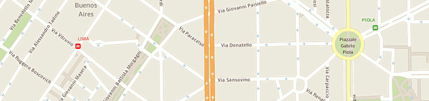 Mappa della impresa dme distribuzione materiale elettrico srl a MILANO