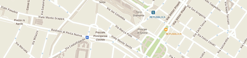 Mappa della impresa nova trading srl a MILANO