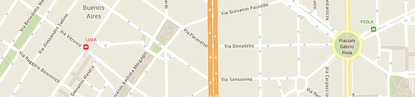 Mappa della impresa mondocopia snc di milani e c a MILANO