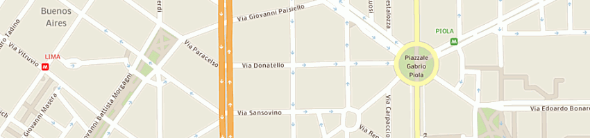 Mappa della impresa studio de' olari studio associato a MILANO