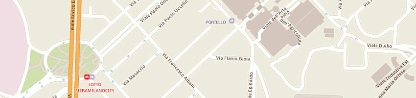 Mappa della impresa mini hotel portello a MILANO