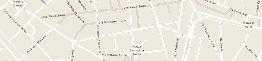 Mappa della impresa biti dance studio a MILANO