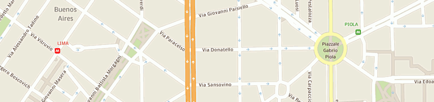 Mappa della impresa diemme consulting srl a MILANO