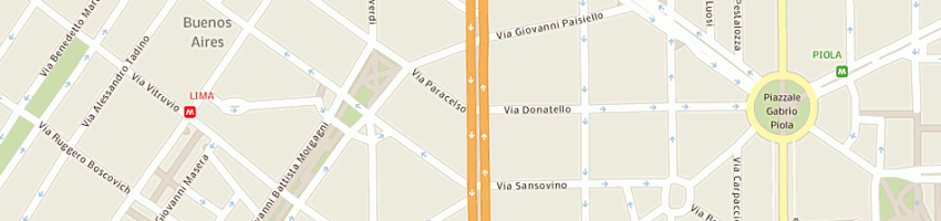 Mappa della impresa zanardi luigi a MILANO