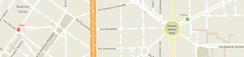Mappa della impresa pellegrino maria a MILANO
