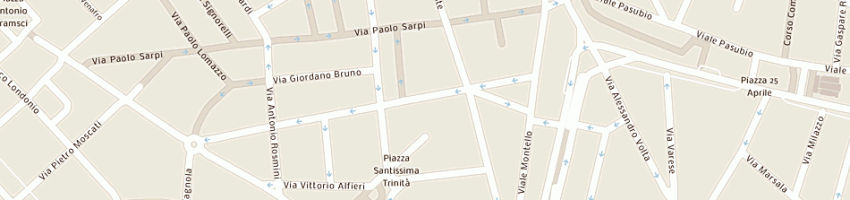 Mappa della impresa omodei zorini eugenia a MILANO