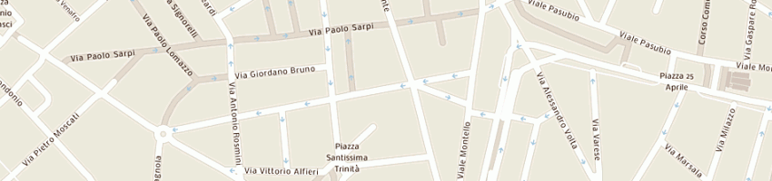 Mappa della impresa borrelli corrado a MILANO