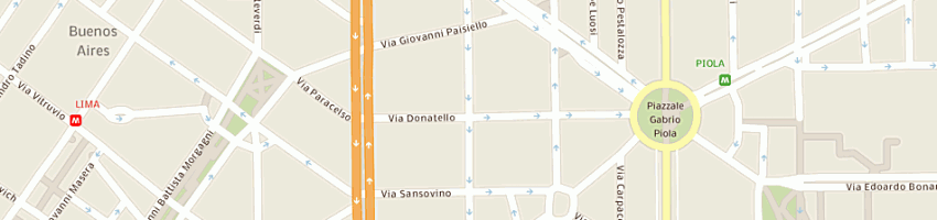 Mappa della impresa taulaigo rosangela a MILANO