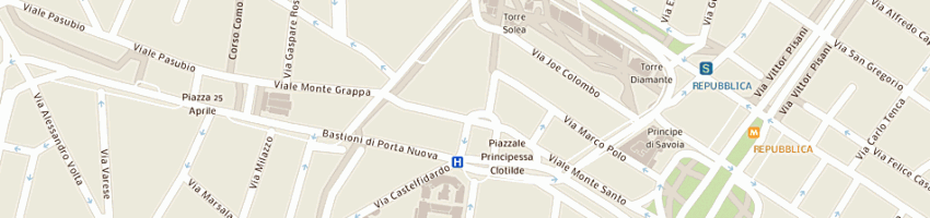 Mappa della impresa new cip 1 soccoop sociale arl a MILANO