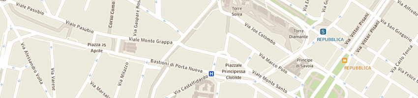 Mappa della impresa credit lyonnais sa a MILANO