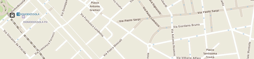 Mappa della impresa ogliari antonio a MILANO