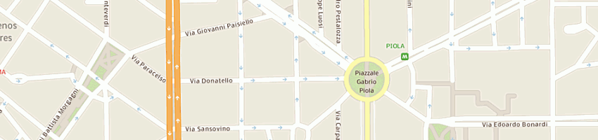 Mappa della impresa usseglio merlo renzo a MILANO