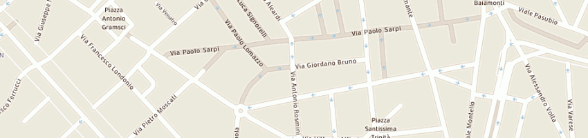 Mappa della impresa al buon caffe di virgili giuseppina a MILANO