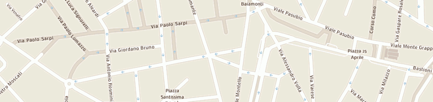 Mappa della impresa edilrivestimenti (srl) a MILANO