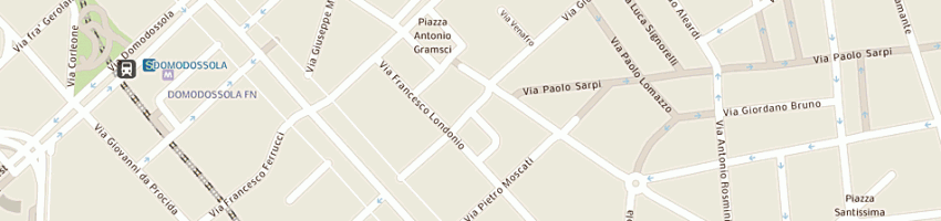 Mappa della impresa allegra srl a MILANO