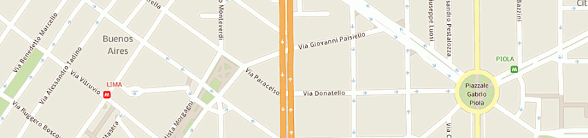 Mappa della impresa gs spa a MILANO