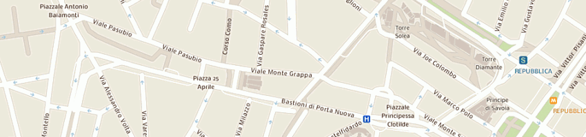 Mappa della impresa vanity srl a MILANO
