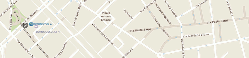 Mappa della impresa gedy spa a MILANO