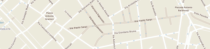 Mappa della impresa casa per casa di hu liyun a MILANO