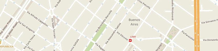 Mappa della impresa steti bar di tchilibon anna a MILANO
