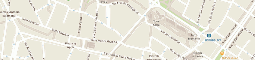 Mappa della impresa pasticceria gioia di biddau giulio biagio a MILANO