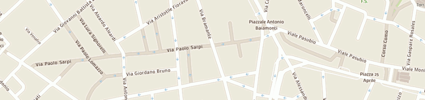 Mappa della impresa nascent design srl a MILANO