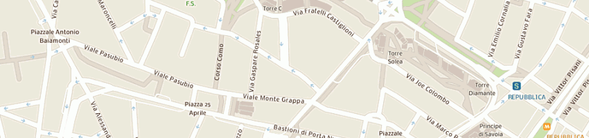 Mappa della impresa arxel srl a MILANO