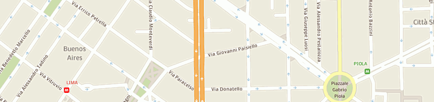 Mappa della impresa ricci giovanna a MILANO