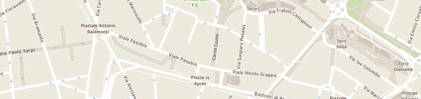 Mappa della impresa romagnollo ivana rosa a MILANO