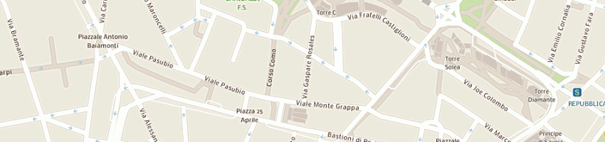 Mappa della impresa lagente srl a MILANO