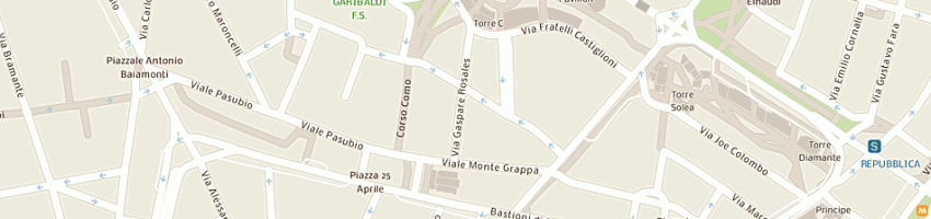 Mappa della impresa the big hotel residence a MILANO