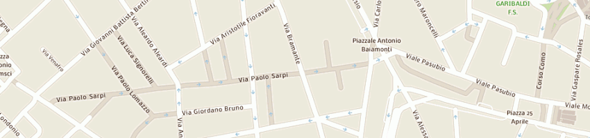Mappa della impresa canziani paola lucia a MILANO