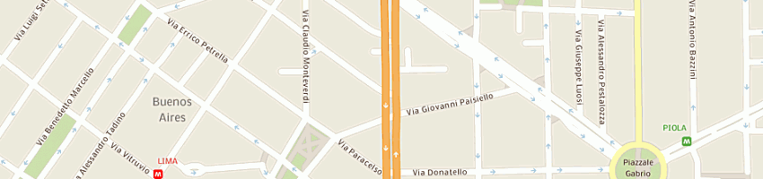 Mappa della impresa self service del disco (srl) a MILANO