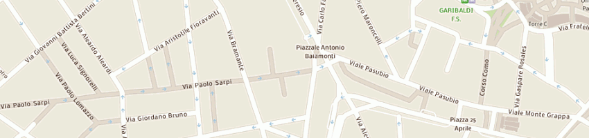 Mappa della impresa de martino aldo a MILANO