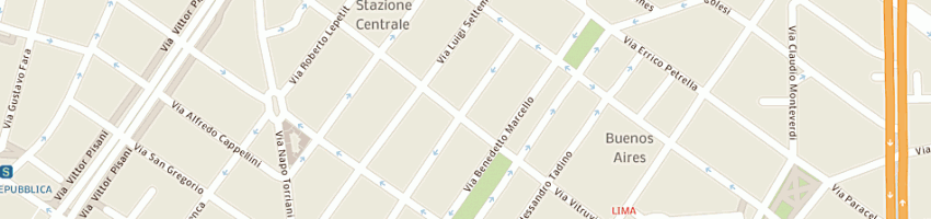 Mappa della impresa centro prenotazioni hotel italia srl a MILANO