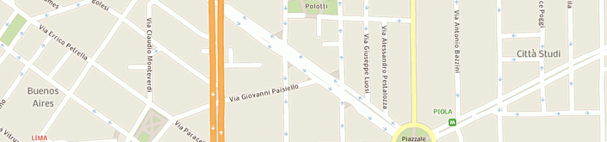 Mappa della impresa nibra srl a MILANO