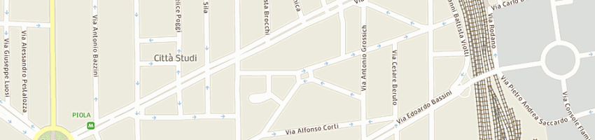 Mappa della impresa centro paghe milano srl a MILANO