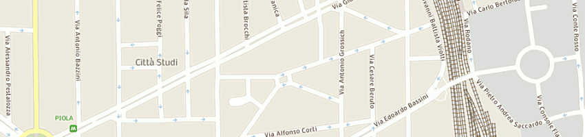 Mappa della impresa tilt spazio danza snc a MILANO