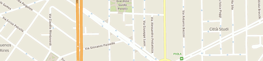 Mappa della impresa sironi sergio silvio a MILANO