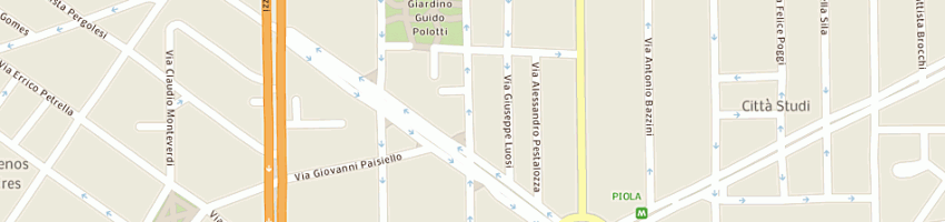 Mappa della impresa malgrati elena a MILANO